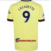 Virallinen Fanipaita Arsenal Alexandre Lacazette 9 Vieraspelipaita 2021-22 - Miesten